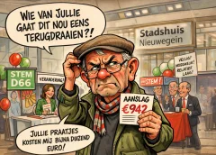 Flyers gratis, belastingen niet: Jan met de Pet loopt rond met 942 euro in zijn jaszak