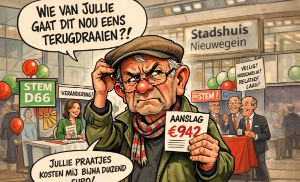 Flyers gratis, belastingen niet: Jan met de Pet loopt rond met 942 euro in zijn jaszak