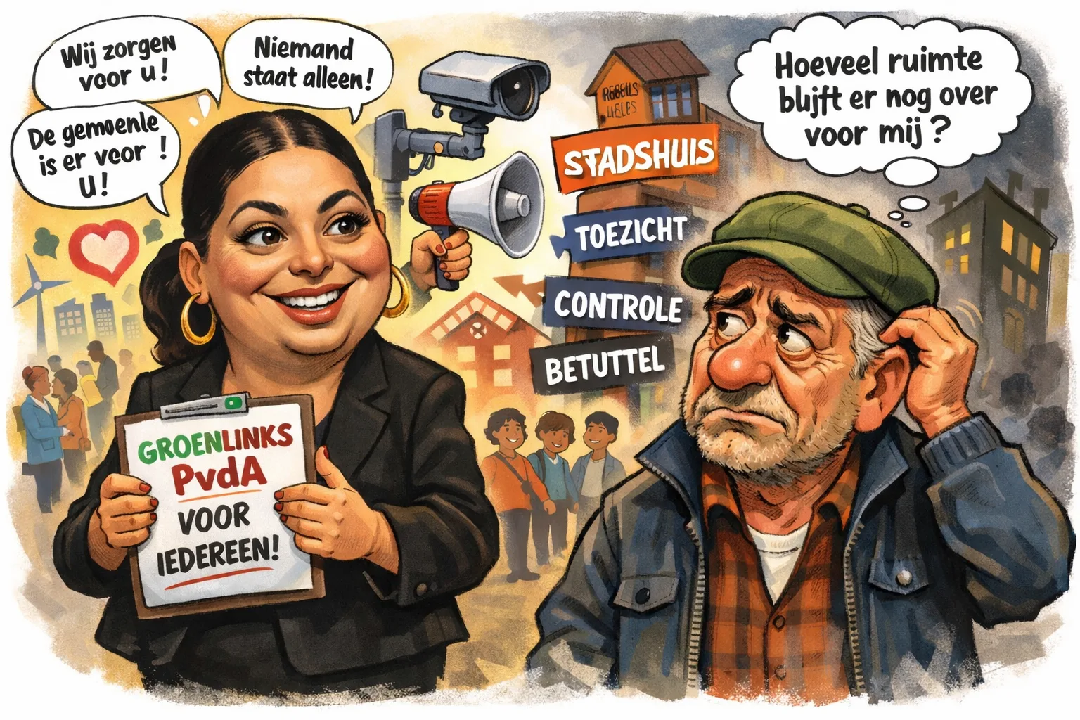 karikatuur Leila Assalmi