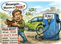Nieuwegein ………….. waarom is elektrisch laden hier zo duur?