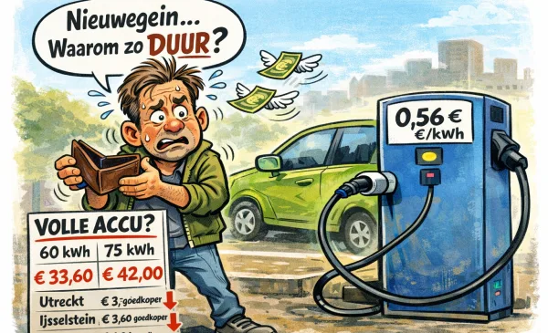 Nieuwegein ………….. waarom is elektrisch laden hier zo duur?