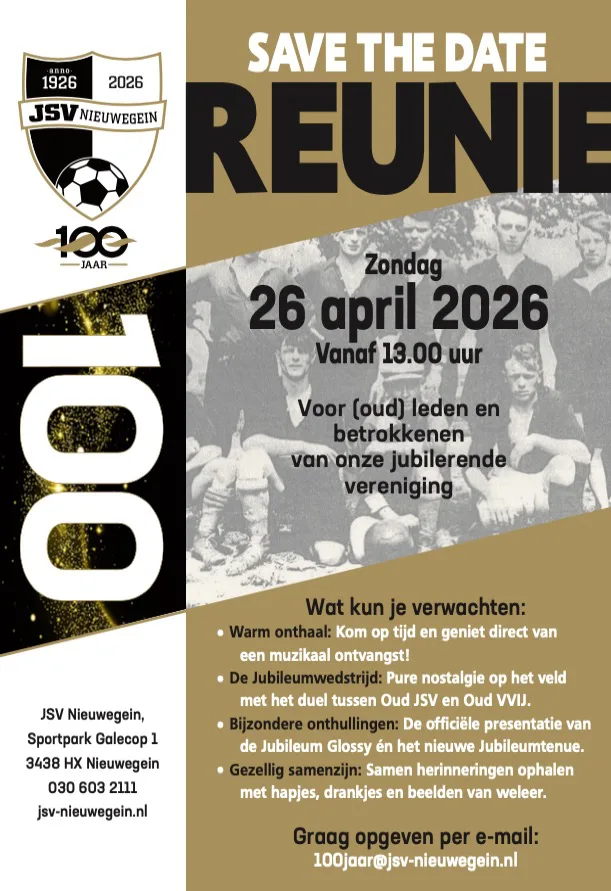 Poster 100 jaar JSV