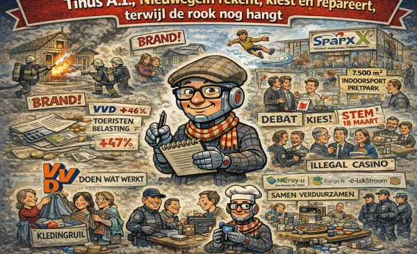 Tinus A.I: ‘Nieuwegein rekent, kiest en repareert, terwijl de rook nog hangt’