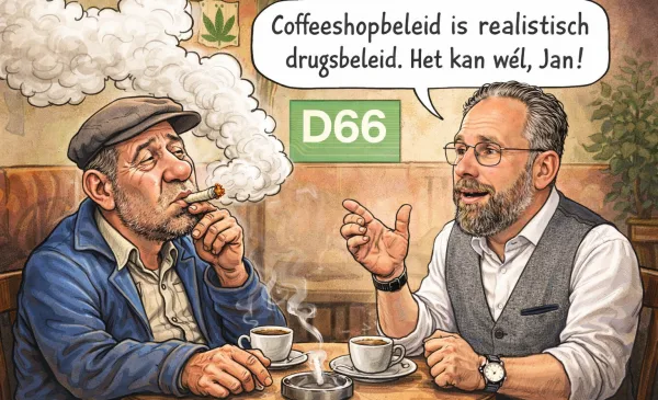 Jan met de Pet in gesprek met D66: ‘Idealen in de lucht, vragen op tafel’