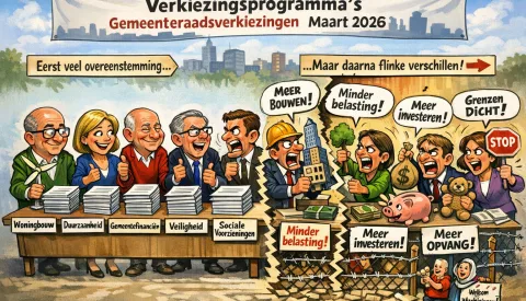 Gemeenteraadsverkiezingen 2026, zo verschillen de partijen over wonen, veiligheid en opvang in Nieuwegein