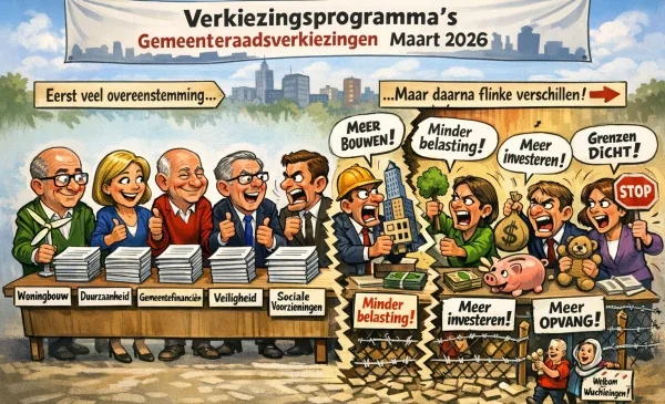 Gemeenteraadsverkiezingen 2026, zo verschillen de partijen over wonen, veiligheid en opvang in Nieuwegein