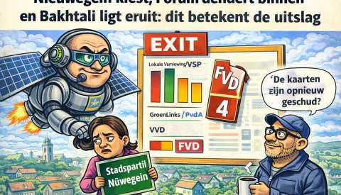 Column Tinus A.I: ‘Nieuwegein kiest, Forum dendert binnen en Bakhtali ligt eruit: dit betekent de uitslag’