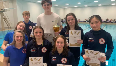 Clubkampioenschappen schoonspringen 2026, Daan Willemen overall winnaar bij Aquarijn