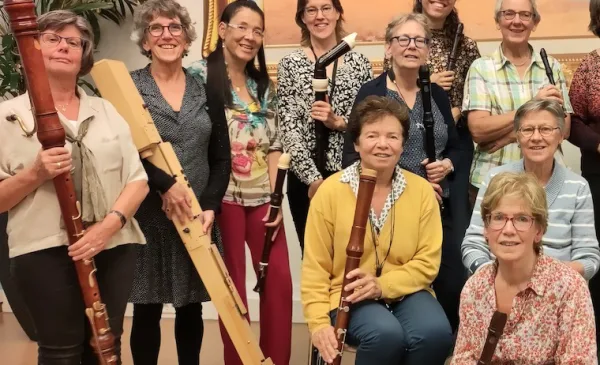 Samen spelen in Fort Vreeswijk, schuif aan bij groot blokfluitensemble