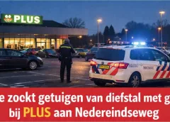 Slachtoffer meegesleurd door auto na diefstal bij PLUS, politie zoekt getuigen