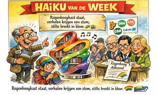 Haiku van de week: ‘Een nieuwe kast in de Bibliotheek van Nieuwegein’