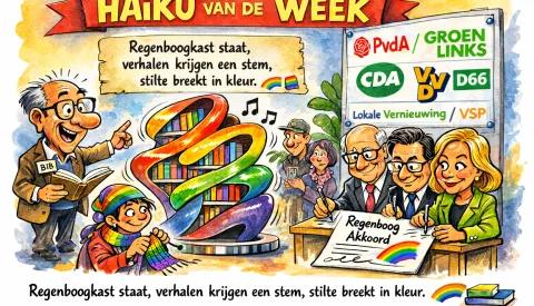 Haiku van de week: ‘Een nieuwe kast in de Bibliotheek van Nieuwegein’