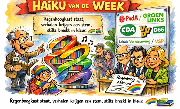 Haiku van de week: ‘Een nieuwe kast in de Bibliotheek van Nieuwegein’