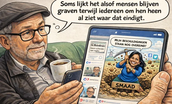Jan met de Pet: ‘Graaf maar lekker door’