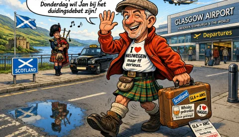 Jan met de Pet ziet het vanuit Schotland al, Nieuwegein wil Forum wel in de raad, maar liever niet aan tafel