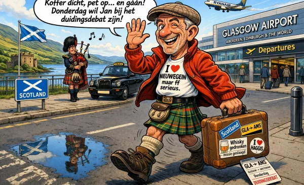 Jan met de Pet ziet het vanuit Schotland al, Nieuwegein wil Forum wel in de raad, maar liever niet aan tafel