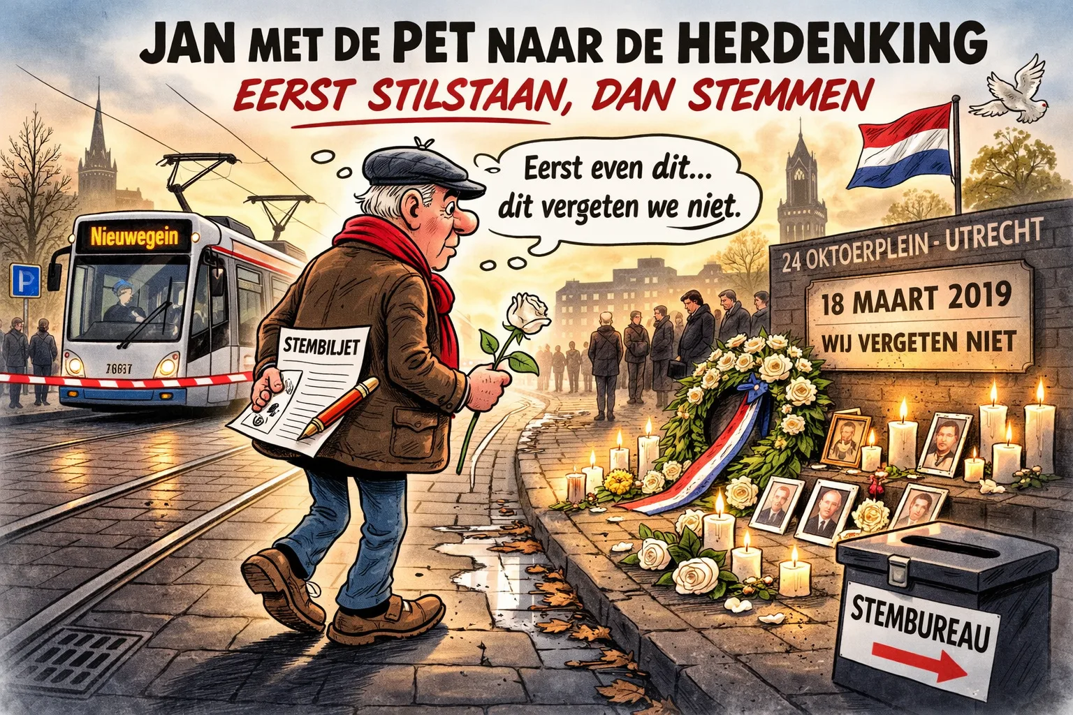 Tram aanslag