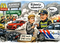 Politie grijpt in bij carmeeting in Nieuwegein, bestuurder rijdt 142 km/u
