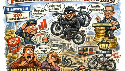Fietsendieven trappen door in Nieuwegein, 23 procent meer slachtoffers in één jaar