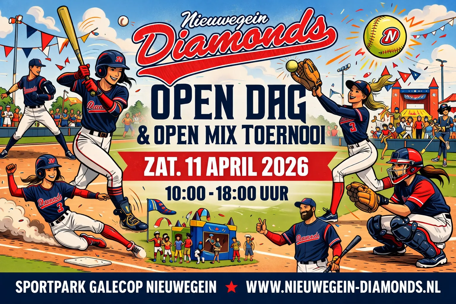 karikatuur open dag nieuwegein diamonds