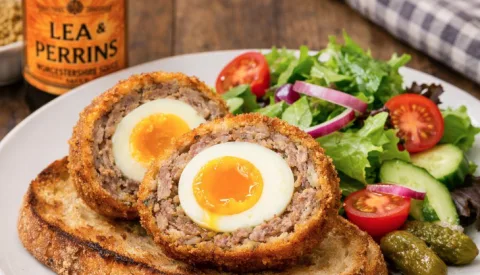 Koken met PEN: ‘Schotse eieren, stevig, simpel en verrassend lekker’