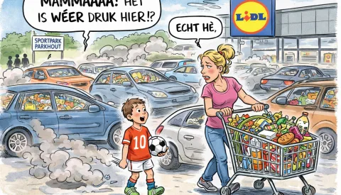 Nieuwe Lidl kan verkeersdruk rond Buizerdlaan én Sportpark Parkhout vergroten