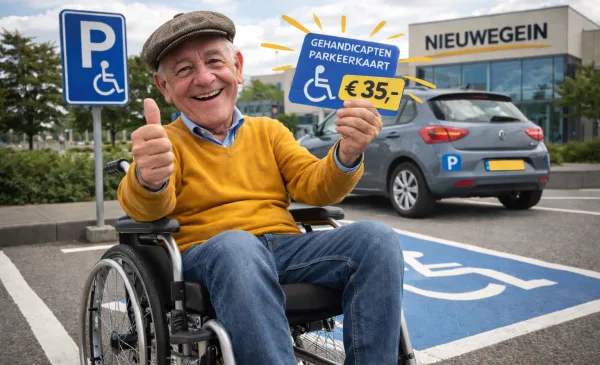 Nieuwegein geeft het goede voorbeeld: gehandicaptenparkeerkaart hier het goedkoopst van de provincie