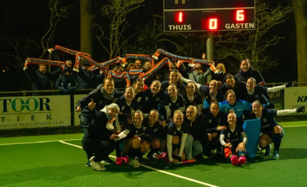 Nieuwegein Dames 1 naar kwartfinales Silver Cup na ruime zege op Terriërs