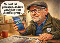 Update: Derde opkomstcijfers gemeenteraadsverkiezingen Nieuwegein: 35,3 procent