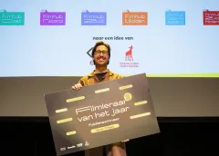 Cals-docent Fabian Philippo pakt publieksprijs Filmleraar van het Jaar