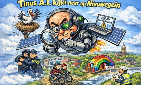 Column Tinus A.I: ‘Aanhouding na overval, zorgen over fietsen en ooievaars terug’