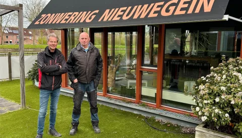 Twintig jaar vakwerk aan de Twentehaven, Zonwering Nieuwegein viert jubileum