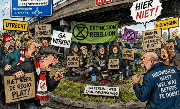 XR mag A12 bij Nieuwegein en Utrecht niet blokkeren, alternatief onder viaduct aangewezen