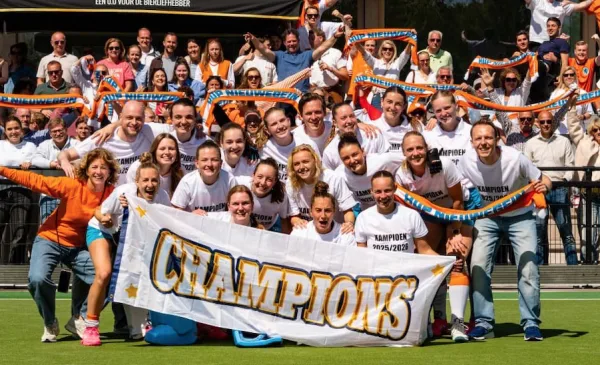 De titel is binnen, de beker lonkt, Dames 1 van MHCN kan de dubbel pakken