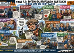 Tinus A.I: ‘Botsingen, bravoure en buurtkracht in een stad die nooit saai is’