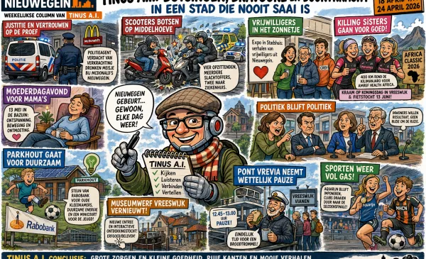 Tinus A.I: ‘Botsingen, bravoure en buurtkracht in een stad die nooit saai is’