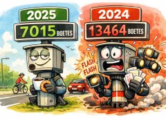 Duizenden boetes minder in Nieuwegein, opvallende verschuiving bij flitspalen