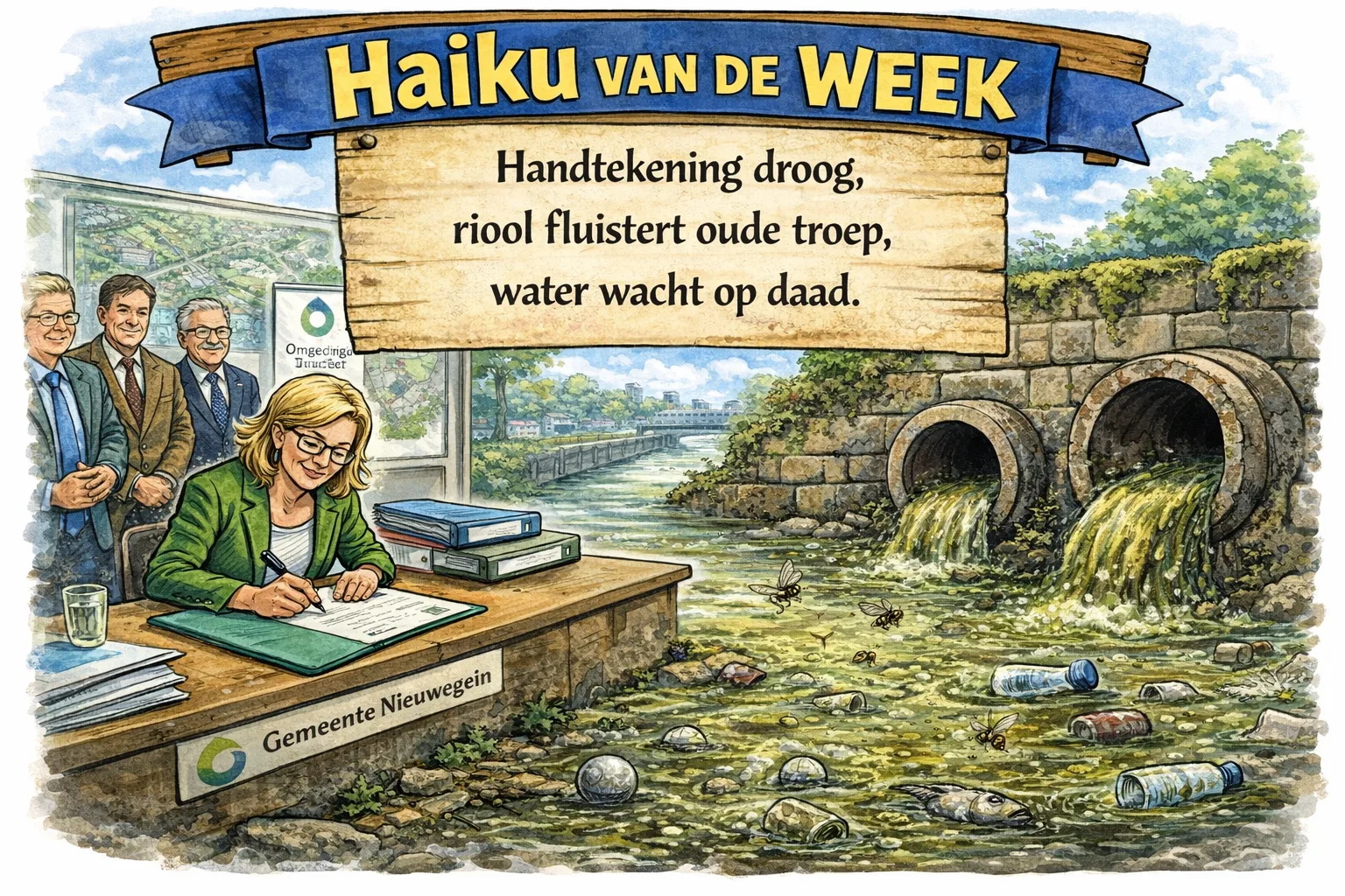 Haiku over afvalwater