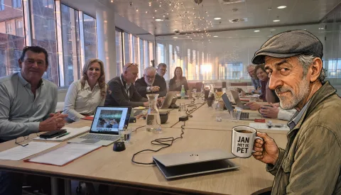 Jan met de Pet ziet de coalitie schuiven: ‘Ze zijn een stapje verder, nu de stad nog’