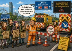 Twee weekenden extra reistijd rond Nieuwegein door werk aan A2 en A12