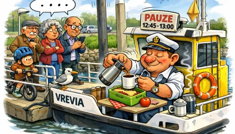 Pont Vrevia krijgt vaste pauze midden op de dag