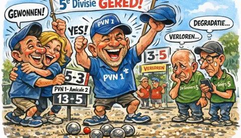 PVN 1 houdt hoofd koel en voorkomt degradatie op bloedstollende slotdag