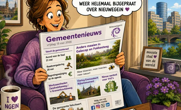 Gemeentenieuws Nieuwegein: Raad vergadert, minder maaien en aandacht voor de Emmauskerk
