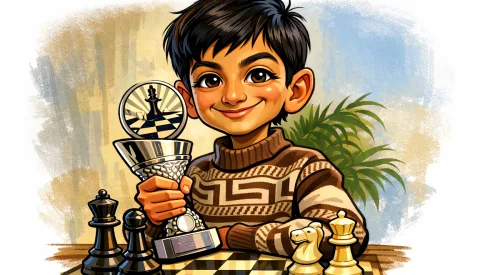 Jonge Nieuwegeiner pakt schaakprijs, Vihan Sharma blinkt uit op regionale Pupillendag