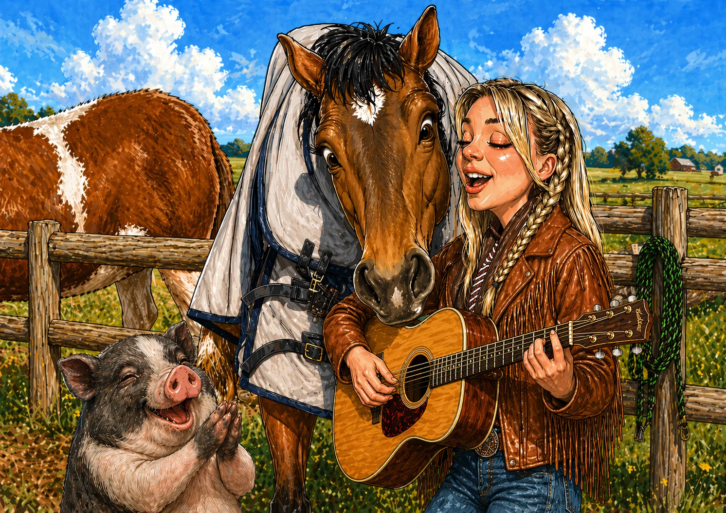 melanie ryan zingt voor dieren