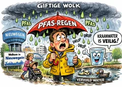 PFAS valt nu ook uit de lucht, ook in Nieuwegein duikt de stof op in regenwater