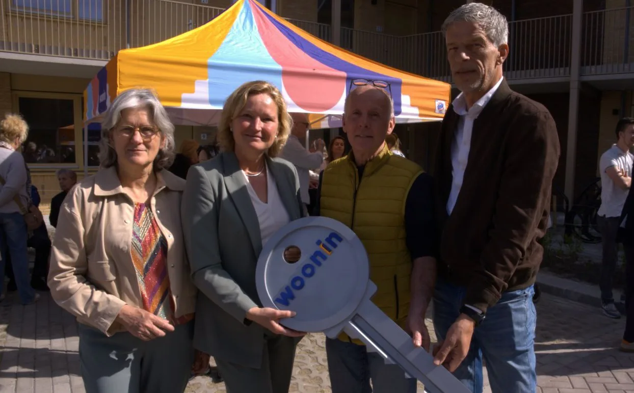 Sleutel voor eerste bewoner complex De Herder