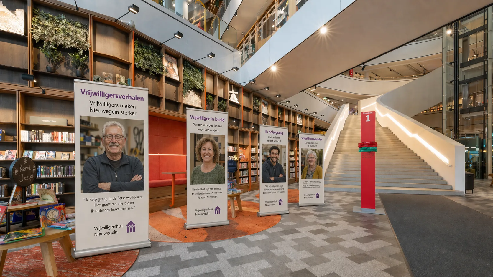 Tentoonstelling over vrijwilligers