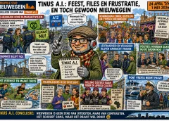 Tinus A.I: ‘Feest, files en frustratie, en toch gewoon Nieuwegein’