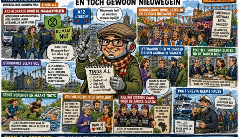Tinus A.I: ‘Feest, files en frustratie, en toch gewoon Nieuwegein’